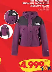 THE NORTH FACE REİGN ON YAĞMURLUK MÜRDÜM KADIN fiyat ve kampanya bilgisi